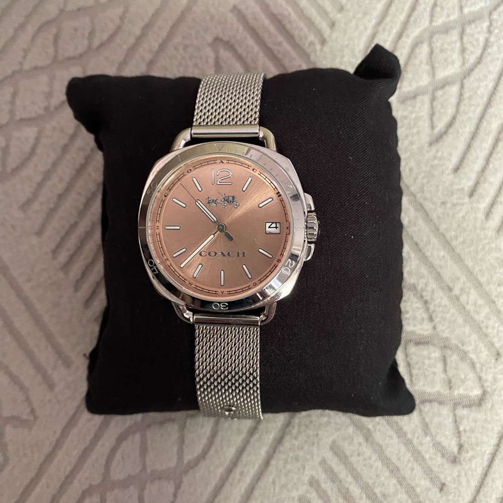 Coach Silver and Rose Gold Women’s Watch